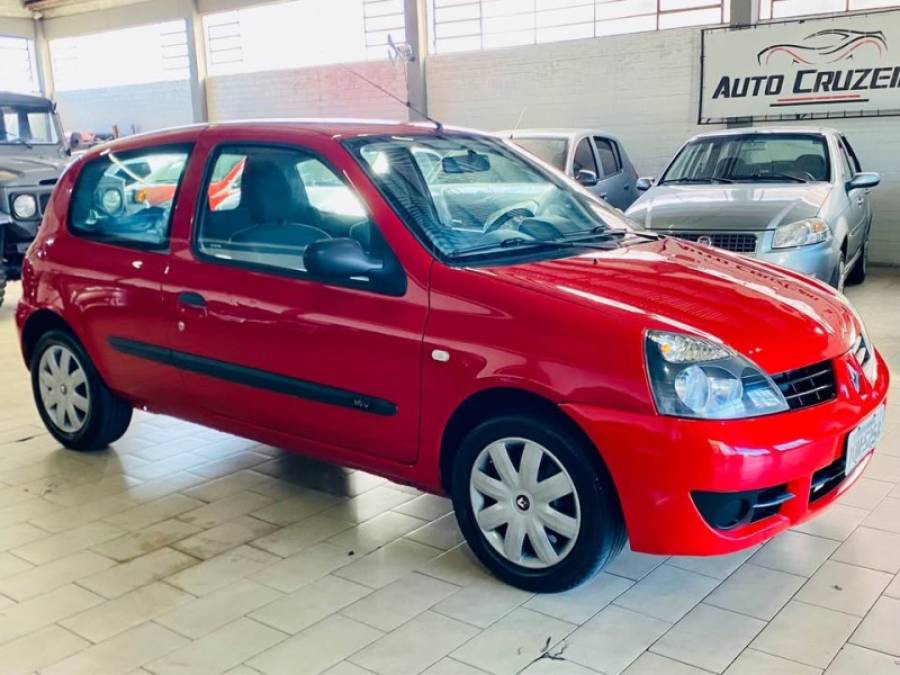 RENAULT - CLIO - 2009/2010 - Vermelha - R$ 18.990,00