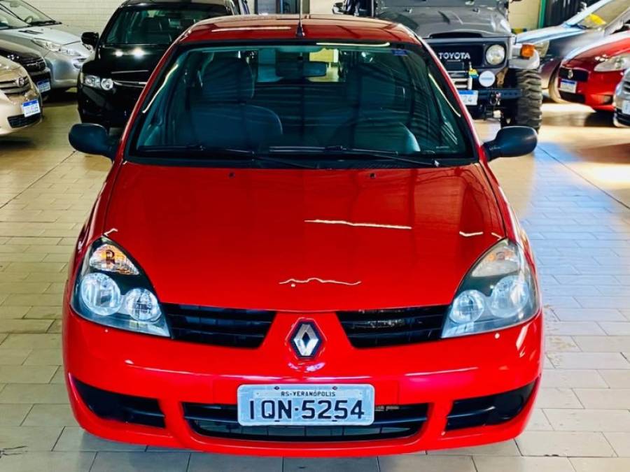 RENAULT - CLIO - 2009/2010 - Vermelha - R$ 18.990,00